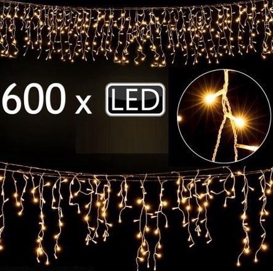 Lichtsnoer 600 LED - 20 m - Warm Wit