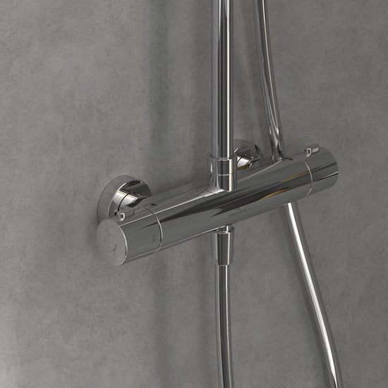 Villeroy & Boch Universal Showers Douchesysteem met drie functies voor wandmontage - chroom