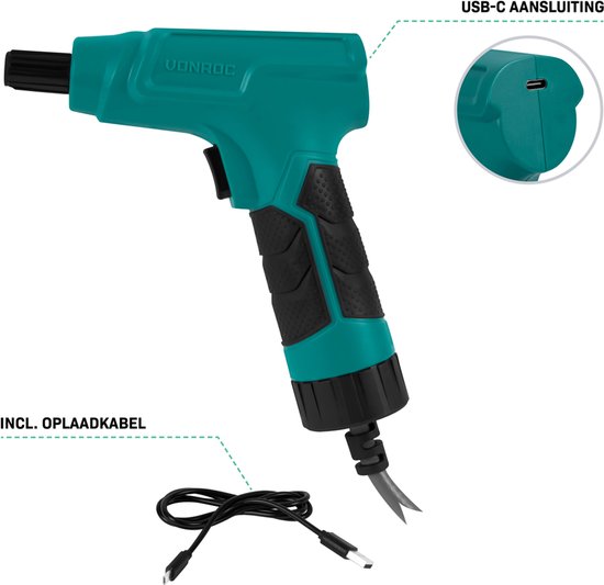 VONROC Accu drukspuit 10 liter – Geïntegreerde 4V accu - Incl. 2 spuitlansen, schouderbanden en USB-C laadkabel