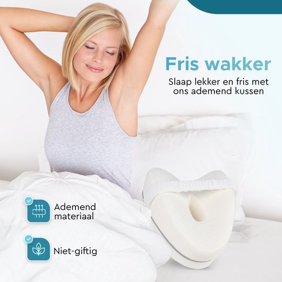 Urban State Orthopedisch Kniekussen - Ergonomisch Beenkussen - Houding Correctie - Zijslaapkussen