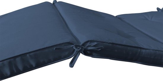 Ligbedkussen - Blauw - 173x43x6cm