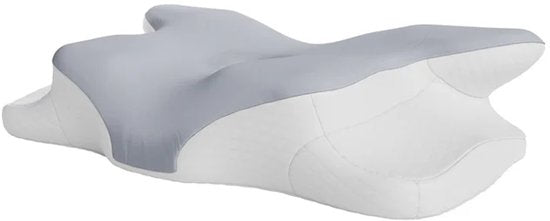 Nekkussen - Memory Foam - Wit / Grijs - Set van 2