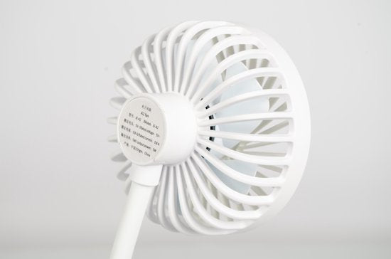 Bo-Camp - Tafelventilator met klem - Flex - Oplaadbaar