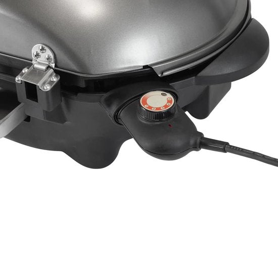 Tristar BQ-2816 Elektrische Barbecue - BBQ Elektrisch - Barbecuegrill Staand - Te gebruiken als Tafelbarbecue - Grillplaat 46 x 35 cm - Zwart