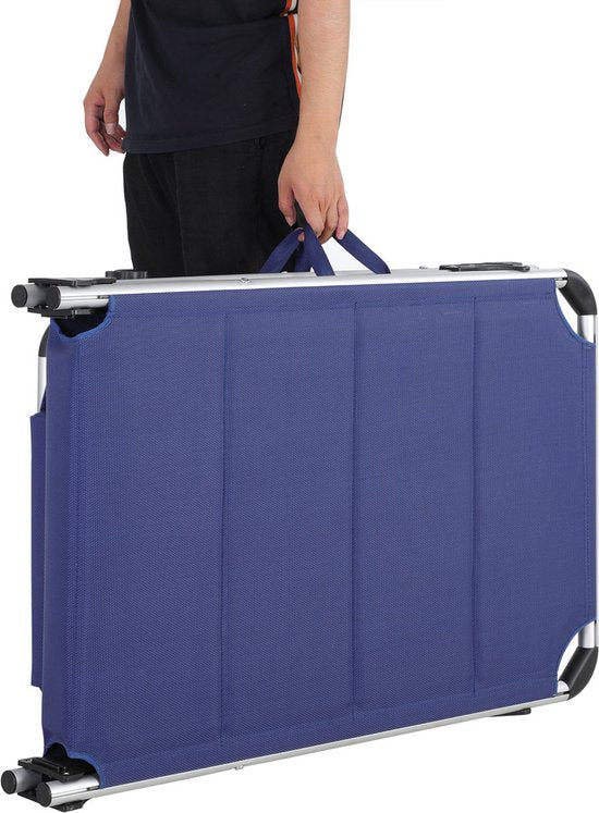 Ligstoel Bari Blauw 210x60x81cm