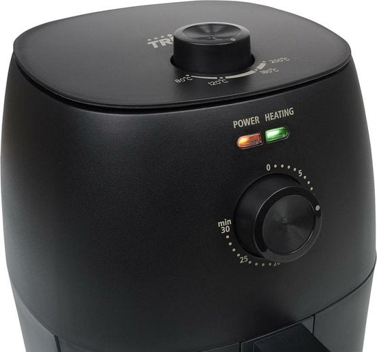 Airfryer Tristar FR‑9014 – Mini Crispy Fryer – 2 Liter – Compact Heteluchtfriteuse voor 1–2 Personen – 1150W – Vetarm Bakken – Zwart