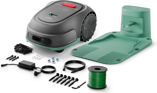 Philips Robotmaaier RSL3000/10 - Kruismaaien - GPS-Mapping - Regensensor - Grijs