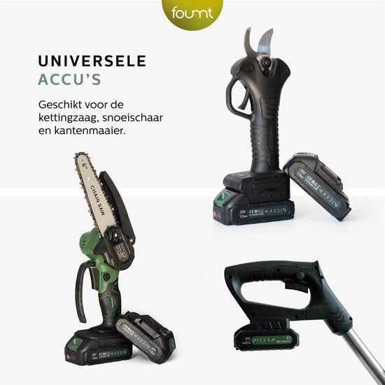 Elektrische snoeischaar - Zwart