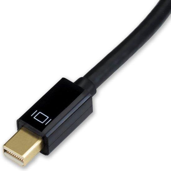Garpex® Mini DisplayPort naar VGA Adapter - Mini DP naar VGA Kabel - 1080p HD Resolutie - Zwart