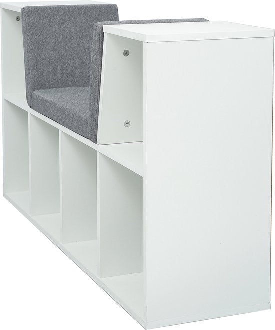 Schoenenkast met zitkussen - schoenenrek hal gang slaapkamer