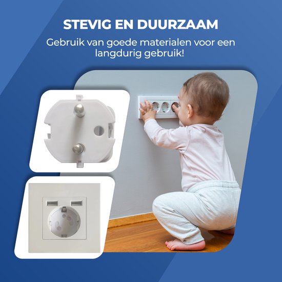 Roegaarden Stopcontactbeveiliging - Stopcontact Beveiliging - Stopcontactbeschermers - 24 stuks - Wit