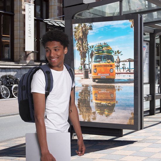 TRVLMORE Rugzak - 28L - 15,6 inch - Laptop Rugtas - Schooltas - Heren en Dames - Laptoptas - Spatwaterdicht Blauw