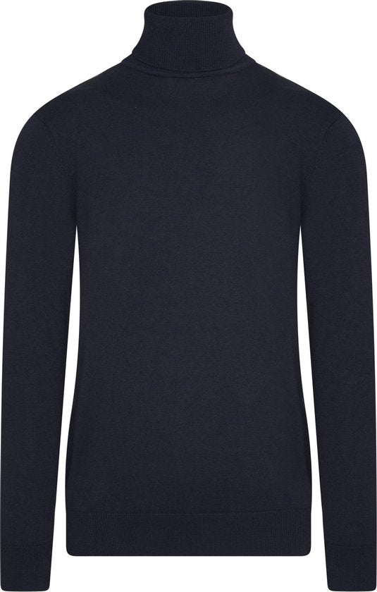 Cappuccino Italia - Heren Trui Coltrui Navy - Blauw - Maat M
