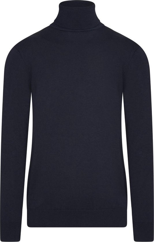 Cappuccino Italia - Heren Trui Coltrui Navy - Blauw - Maat M