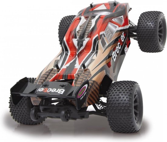 Jamara RC Brecter Truggy BL Monstertruck – 1:10 – Lipo Accu – Met LED Verlichting – Krachtige Elektrische Auto - Zwart