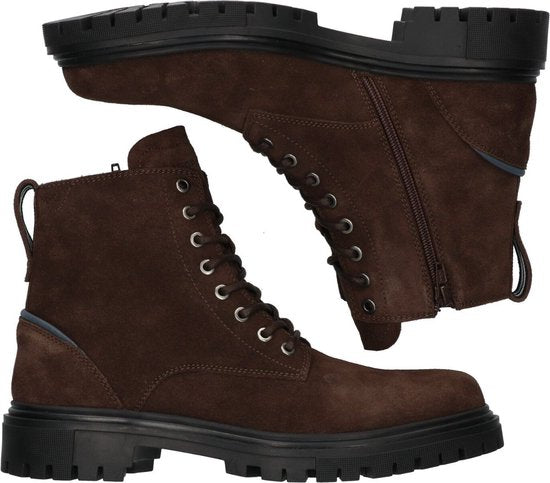 McGregor Heren Boots - Bruin - Veterboots van Suède met Leren Voering en Voetbed – Stijlvolle en Comfortabele Laarzen - Maat 41