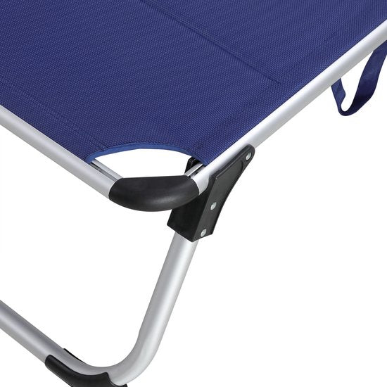 Ligstoel Bari Blauw 210x60x81cm