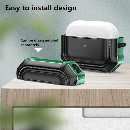 Garpex® Beschermende TPU Case Cover voor AirPods 3 - Zwart