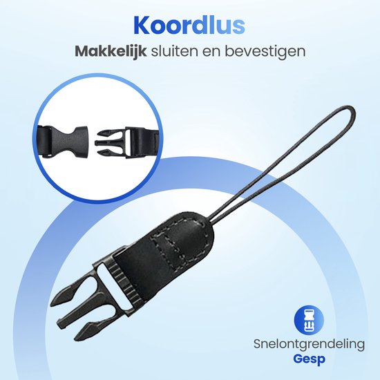 Garpex® Camera Hand Strap - Comfortabel Ontwerp - Verstelbare Polsband