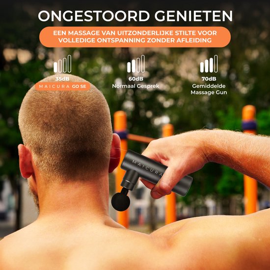Maicura GO SE - Massage Gun Professioneel - Aluminium Massageapparaat - Massagepistool - Massagegun