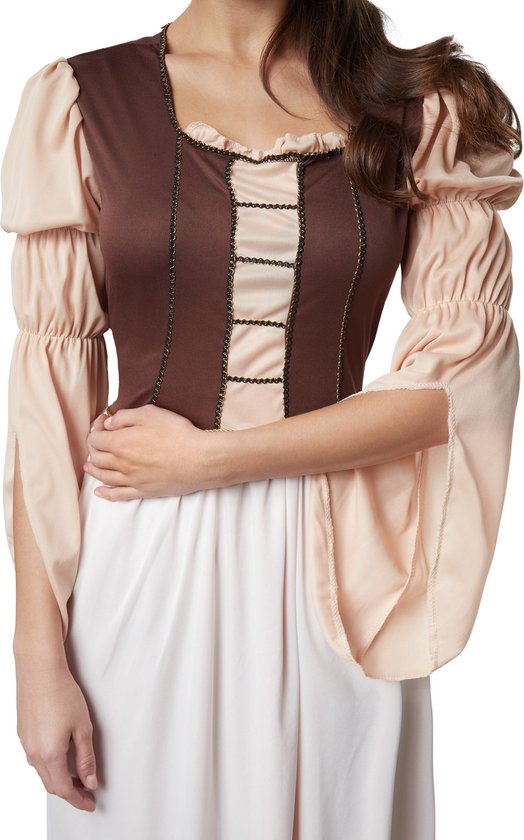 Dressforfun Mooie molenaarsdochter S - verkleedkleding kostuum halloween verkleden feestkleding carnavalskleding carnaval feestkledij partykleding - 302523
