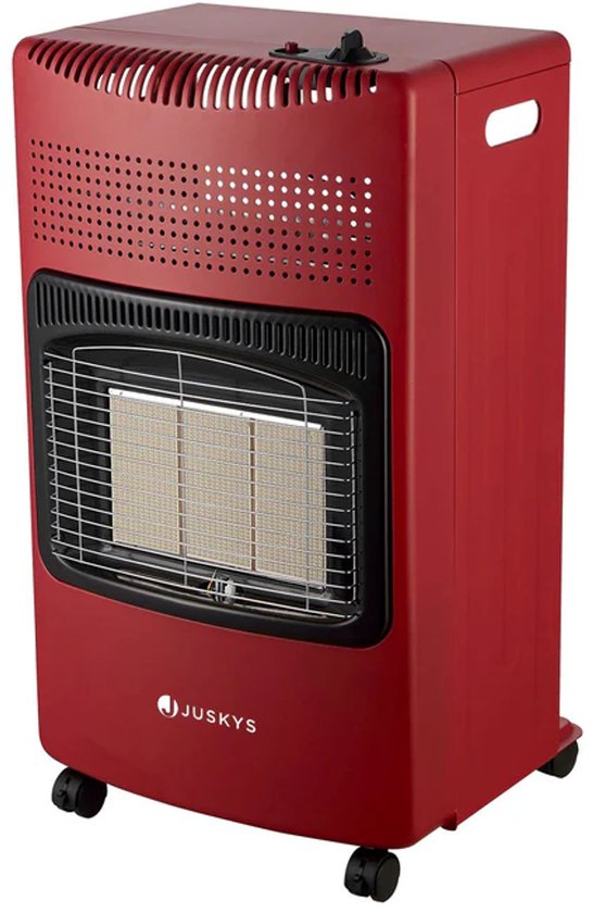 Gaskachel / Gashaard - 3-standen - Max 4200 Watt - Rood