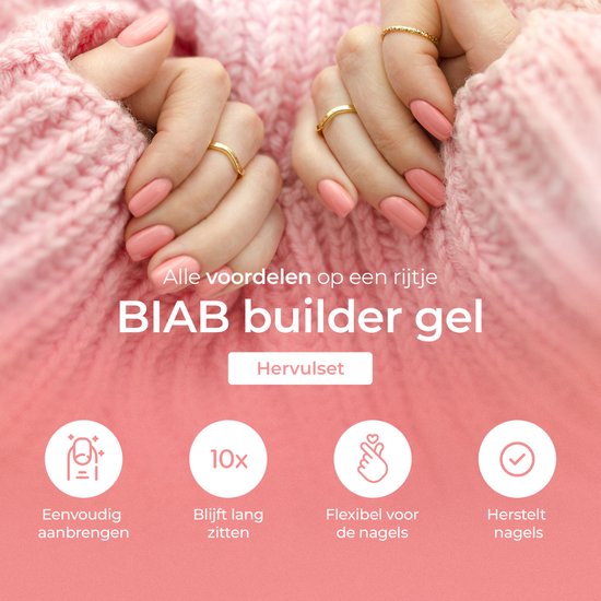 Moods Gellac BIAB - Builder in a Bottle – BIAB Nagel Builder Gel - The Nude - HEMA & TPO Vrij