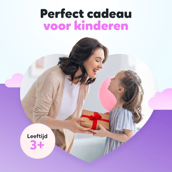 Spoused Kindertablet – 10.1 Inch – Kindertablet vanaf 3 jaar – 64GB – 4GB RAM– 6000 mAh Batterij - Incl. Beschermhoes & Ouder Control app – Paars