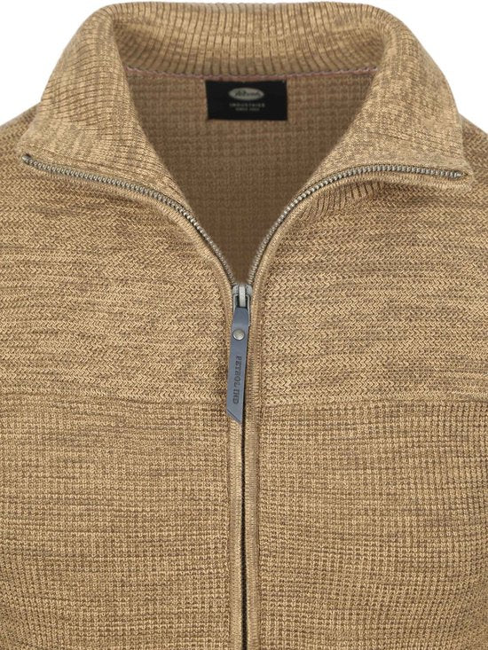 Petrol Industries - Heren Gebreid Vest Bristol - Bruin - Maat XXXL