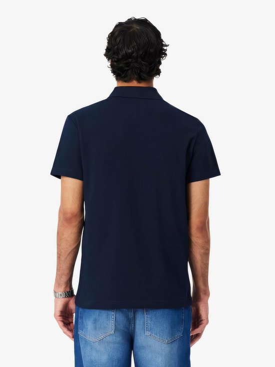 Lacoste Poloshirt Ademend Donkerblauw (navy) - Maat L - Heren