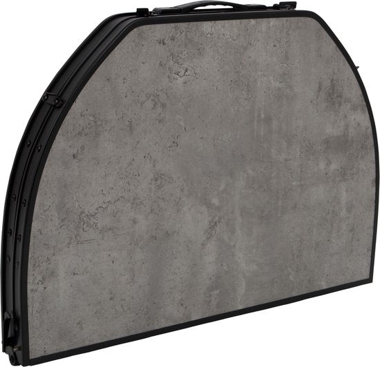 Bo-Camp - Industrial - Tafel - Northgate - Ovaal - Koffermodel - 100x70 cm