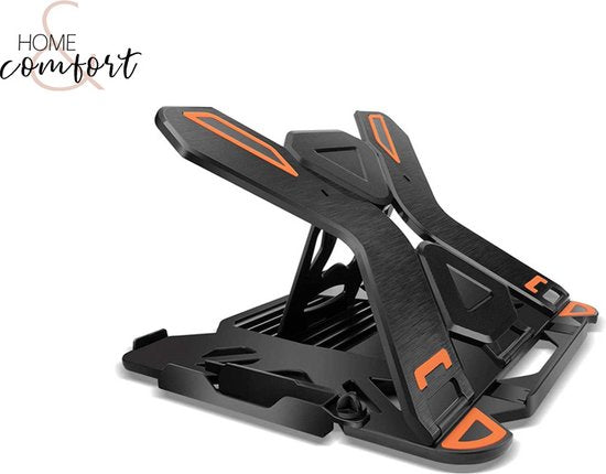 Home & Comfort universele laptop standaard Verstelbaar - telefoonhouder - 11 - 17 Inch - Opvouwbaar- -Laptop Stand - Laptopstandaard - Laptoptafel - Laptop verhoger