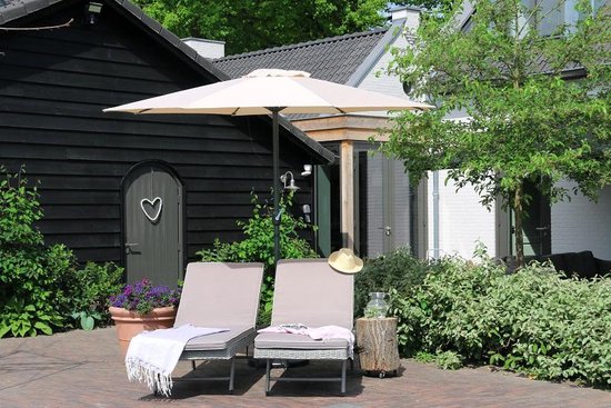 PimXL Luxe Parasol - Ø300cm - Ecru