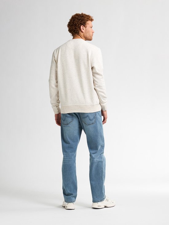 Petrol Industries - Heren Logo-print Sweater Pagosa - Wit - Maat L