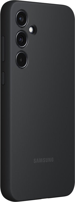 Samsung – Silicone Case Galaxy A55 5G – Voorzien Van Matte Finish En Slank Ontwerp En Zijdezachte Grip – Voor Samsung Galaxy A55 5G – Zwart Siliconen