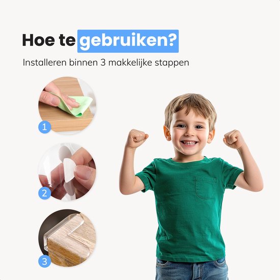 Luft Hoekbeschermers - 20 stuks - baby - Tafelhoek - Randbescherming - Stootrand - Kinderbeveiliging