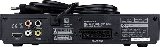 Denver DVD/CD-speler FULL HD Dolby Digital Decoder met HDMI Zwart