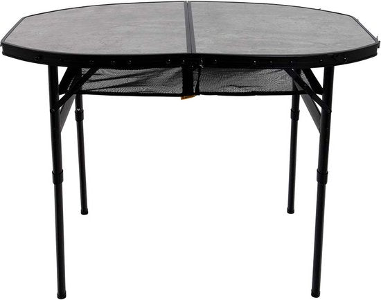Bo-Camp - Industrial - Tafel - Northgate - Ovaal - Koffermodel - 100x70 cm