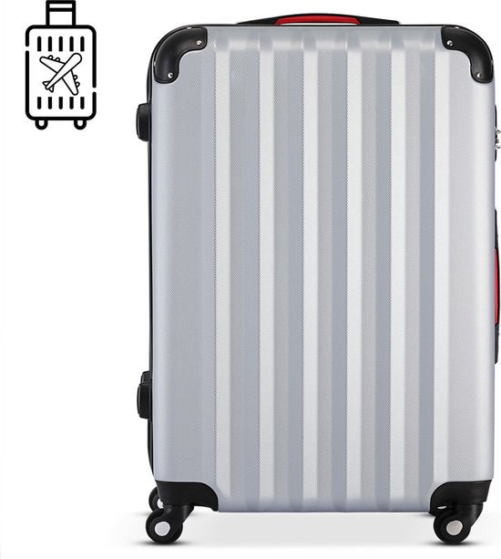 Monzana Hard case koffer Baseline XL Zilver