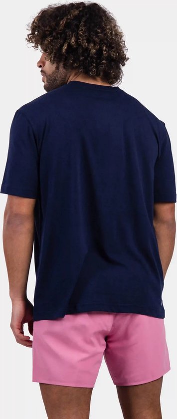Lacoste Basic Sportshirt - Mannen - blauw - maat 5