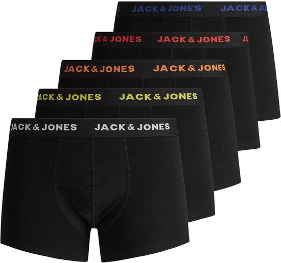 JACK&JONES JACBLACK FRIDAY TRUNKS 5 PACK LN Heren Onderbroek - Maat L