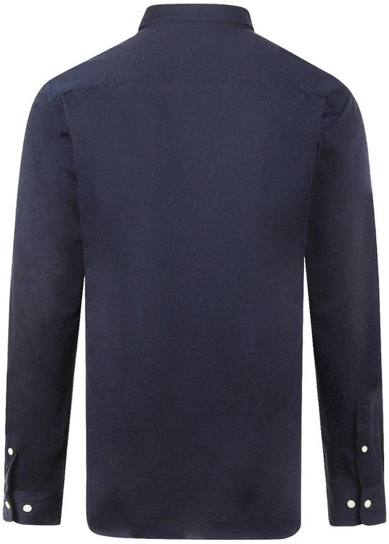 McGregor Overhemd Stretch Pique Shirt Mm252 6001 08 2100 Navy Mannen Maat - M