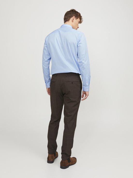 Jack & Jones Cardiff Shirt - Lange Mouw - Zwart - Maat L