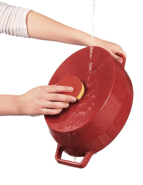 Pyrex Slow Cook rood ovale gietijzeren braadpan 29cm