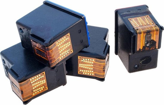 Cartridges Geschikt voor HP 27 & 28 – 4-Pack (2x 21 ml & 2x 17 ml) – Met Volledige Garantie & Hoge Capaciteit – Voor DeskJet, OfficeJet & PSC – Zwart & Kleur Inkt