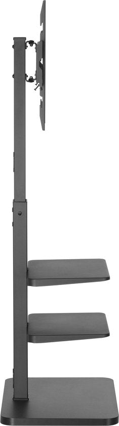 TV standaard met opbergplanken - draaibaar - 37 inch tot 75 inch