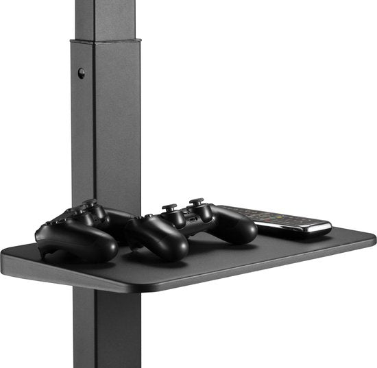 TV standaard met opbergplanken - draaibaar - 37 inch tot 75 inch