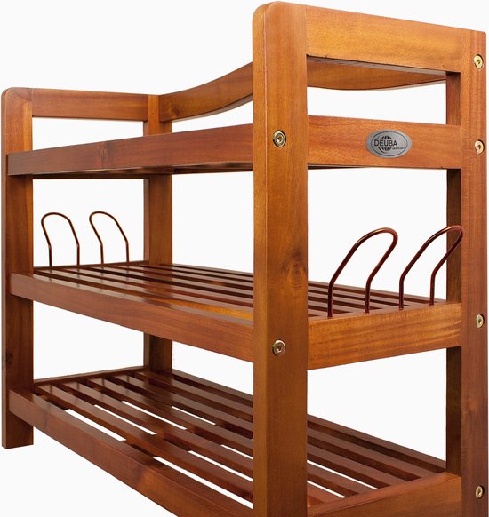 Casaria Schoenenrek 85x26x62cm – 120 kg laadvermogen – Donkerbruin