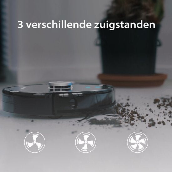 Blaupunkt Bluebot XTREME - Robotstofzuiger met Dweilfunctie – Perfect voor lange dierenharen - 3000Pa - Realtime mapping