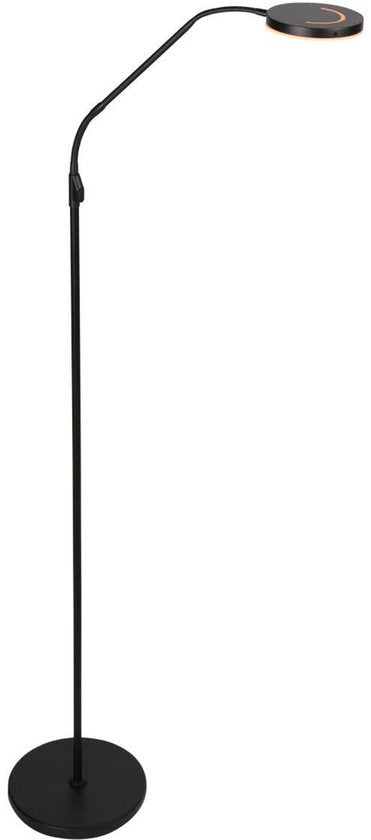 Steinhauer Exclusive - vloerlamp - Soleil2 - zwart - kunststof metaal - design lamp - LED - 4389ZW